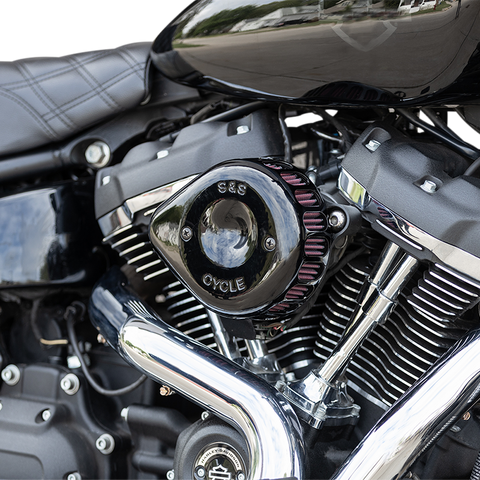 S&S CYCLE Mounted Air Cleaner - Black - M8 170-0436C - Team Dream Rides