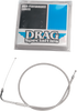 DRAG SPECIALTIES 28-3/4" Braided Throttle Cable Stainless Braided Throttle/Idle Cable - Team Dream Rides