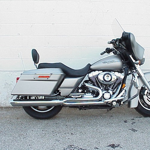 D&D 1995-2006 Harley Touring Fat Cat 2:1 Full Exhaust System Chrome with Ghost Pipe and Tips - Team Dream Rides