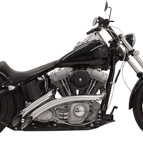 BASSANI XHAUST Radial Sweeper Exhaust - Chrome Radial Sweeper Exhaust - Team Dream Rides