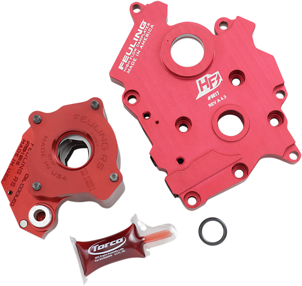 FEULING OIL PUMP CORP. Race Oil Pump with Plate - M8 Race Series Oil Pump/Camplate Kit - Team Dream Rides