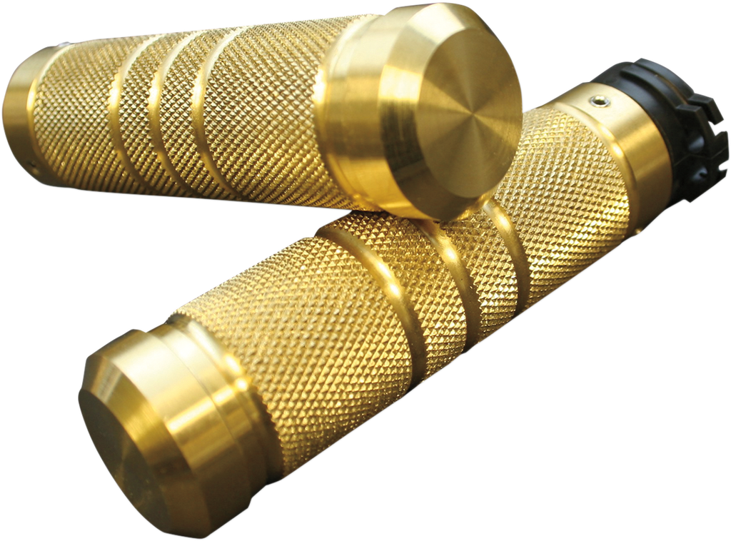 ACCUTRONIX Brass Knurled Grooved Grips Knurled Grooved Custom Grips - Team Dream Rides