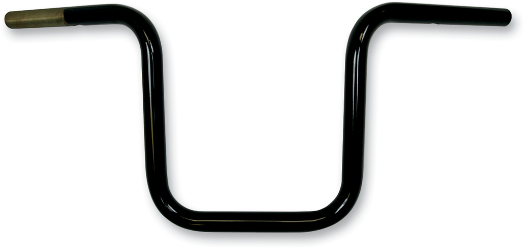 TODD'S CYCLE Gloss Black 1" Beater Handlebar w/ 10" Rise 1" Beater Bar Handlebar - Team Dream Rides