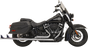 BASSANI XHAUST Fishtail Exhaust without Baffle - 36" Fishtail True Dual Exhaust System - Team Dream Rides