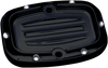 COVINGTONS Rear Master Cylinder Cover - Dimpled - Black Master Cylinder Cover - Team Dream Rides