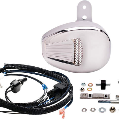 JIMS Forceflow Head Cooler - Chrome - Twin Cam Forceflow Cylinder Head Coolers - Team Dream Rides