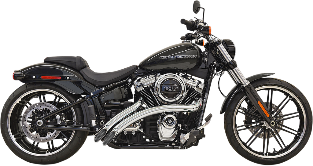 BASSANI XHAUST Radial Sweeper Exhaust - Chrome Radial Sweeper Exhaust - Team Dream Rides