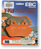 EBC Semi-Sintered Brake Pads - FA115V Semi-Sintered "V" Brake Pads - Team Dream Rides