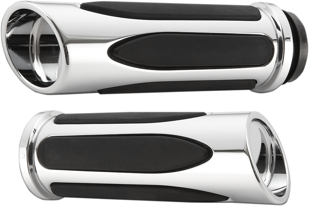 ARLEN NESS Chrome Deep Cut Comfort Grips for TBW Deep Cut Comfort Series Grips - Team Dream Rides