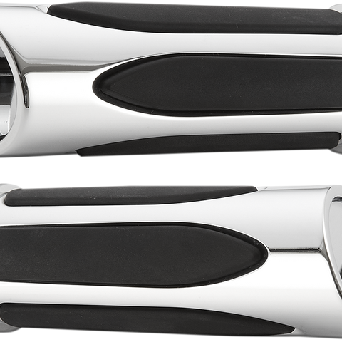 ARLEN NESS Chrome Deep Cut Comfort Grips for TBW Deep Cut Comfort Series Grips - Team Dream Rides
