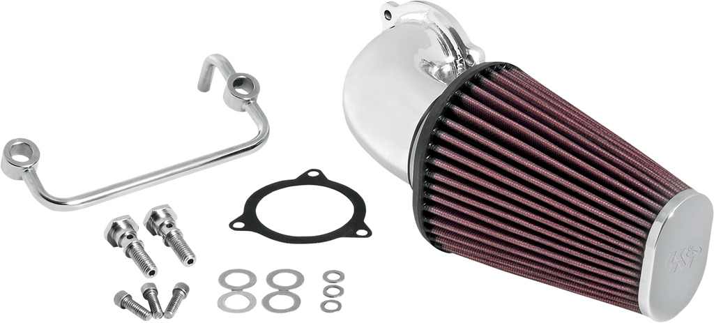 K & N Intake Kit Polished Harley-Davidson Aircharger Performance Intake System - Team Dream Rides