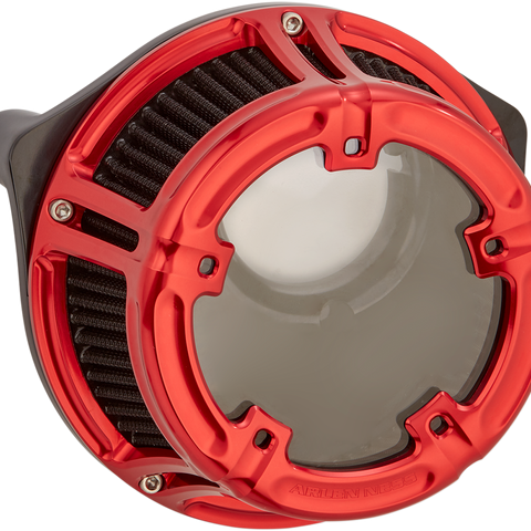 ARLEN NESS Air Cleaner Method FLT Red Method™ Clear Series Air Cleaner - Team Dream Rides