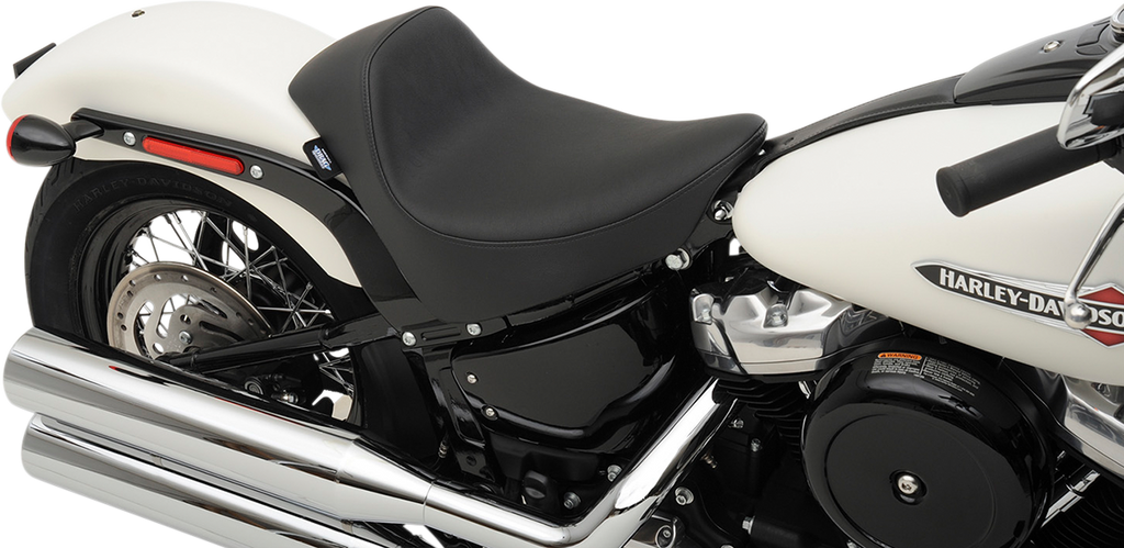 DRAG SPECIALTIES SEATS EZ-Solo Seat - Smooth - Solar-Reflective Leather - ST '18+ EZ-On Mount Solo Seat - Team Dream Rides