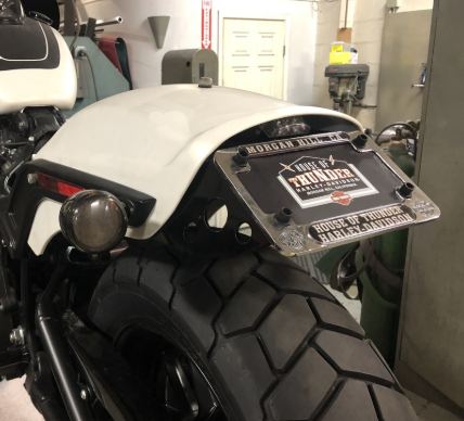 Bung King 2018 Fat Bob License Plate Relocation Kit - Team Dream Rides