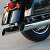 2009-2016 Harley Touring Boss Fat Cat 2:1 Full Exhaust System - Chrome with Ghost Pipe - Team Dream Rides