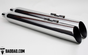 Bad Dad COMPETITION SERIES DUAL PIPES 1995-2016 - CHROME - Team Dream Rides