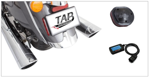 TAB Performance Indian Chief Stage 1 Kit Chrome with Zombie Baffles - Straight Cut Tip - Team Dream Rides