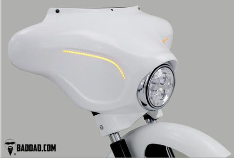 Bad Dad COMPETITION SERIES RAKED FAIRING WITH FLUSH SIGNALS - Team Dream Rides