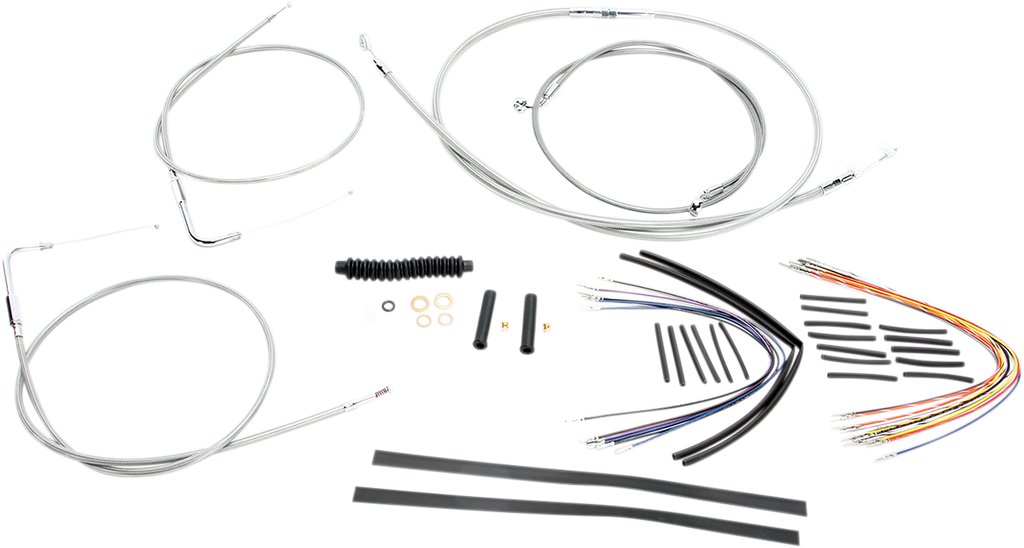 MAGNUM Stainless Steel XR Control Cable Kit XR Handlebar Installation Kit - Team Dream Rides