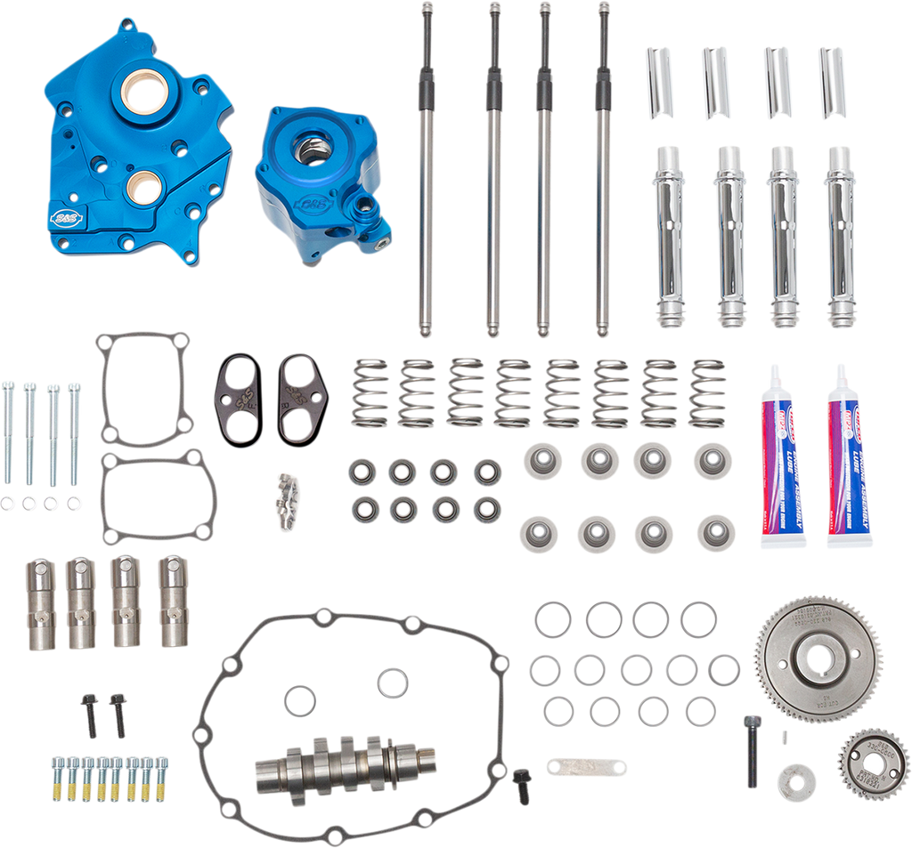 S&S CYCLE Camshaft with plates - 540G - Oil Cooled - M8 540 Camshaft Kit - Team Dream Rides