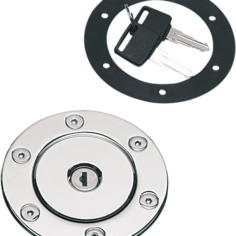 DRAG SPECIALTIES Aero Gas Cap - 95mm - Vented Aero Gas Cap - Team Dream Rides