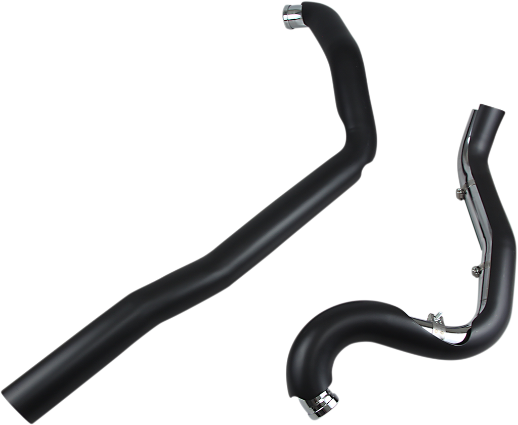 COBRA True Dual Headpipes - Black - '07-'08 FL True Dual Headpipes - Team Dream Rides