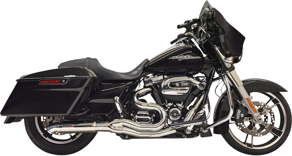 BASSANI XHAUST 2:1 Exhaust - Chrome 1F88C - Team Dream Rides