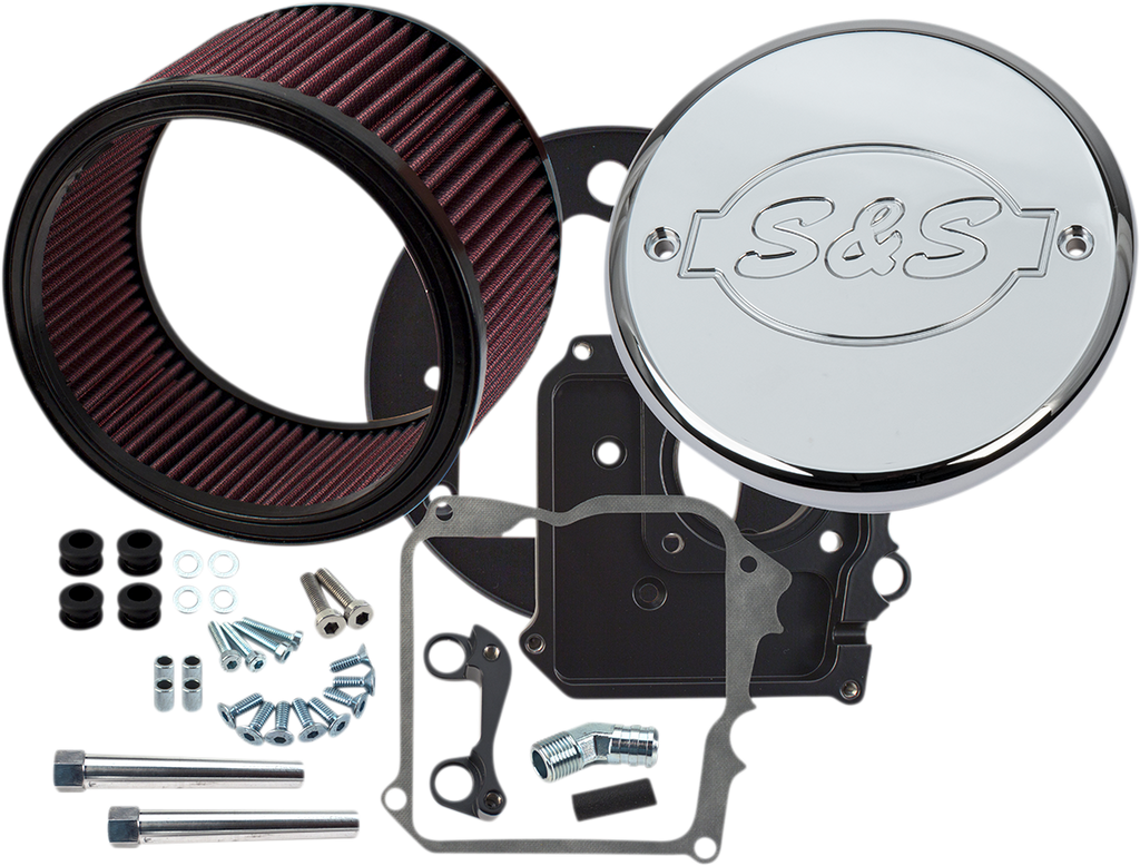 S&S CYCLE Air Cleaner Kit with Cover - S&S Logo Cover 170-0295E - Team Dream Rides