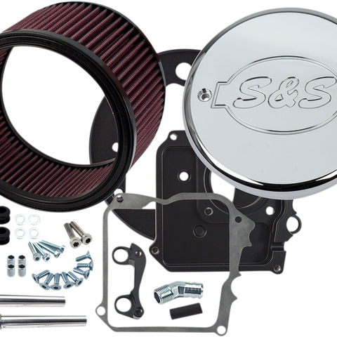 S&S CYCLE Air Cleaner Kit with Cover - S&S Logo Cover 170-0295E - Team Dream Rides