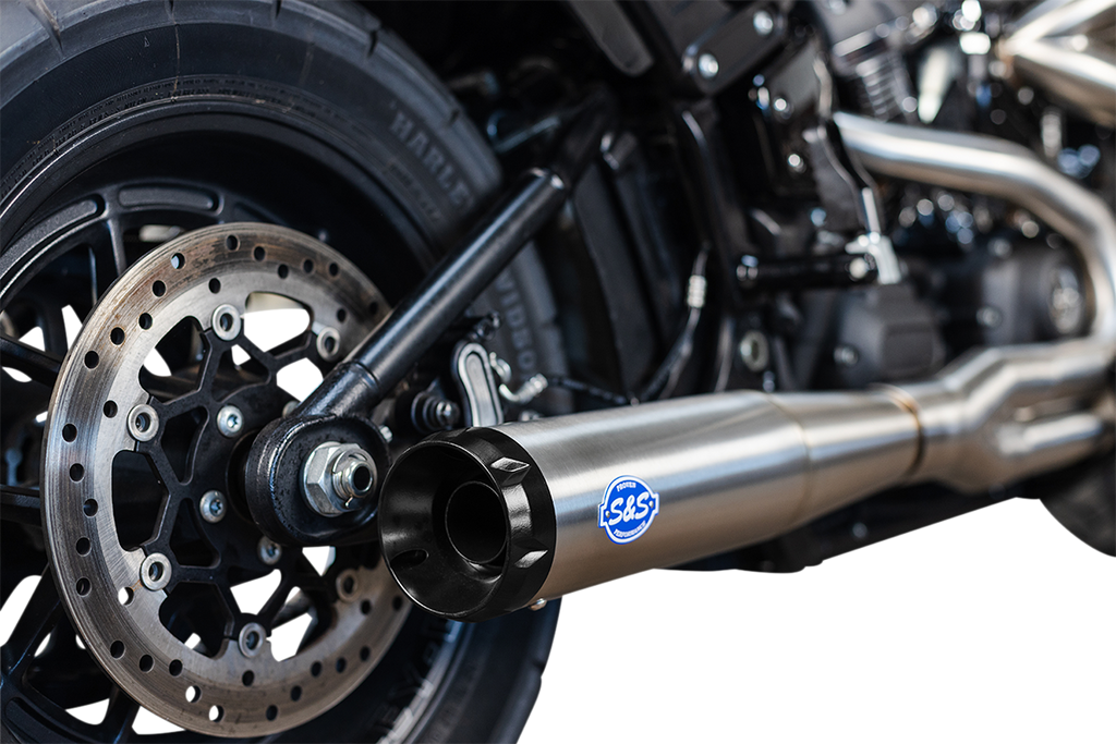 S&S CYCLE SuperStreet 2:1 50 State Exhaust System - M8 Softail - Stainless Steel 550-0996B - Team Dream Rides