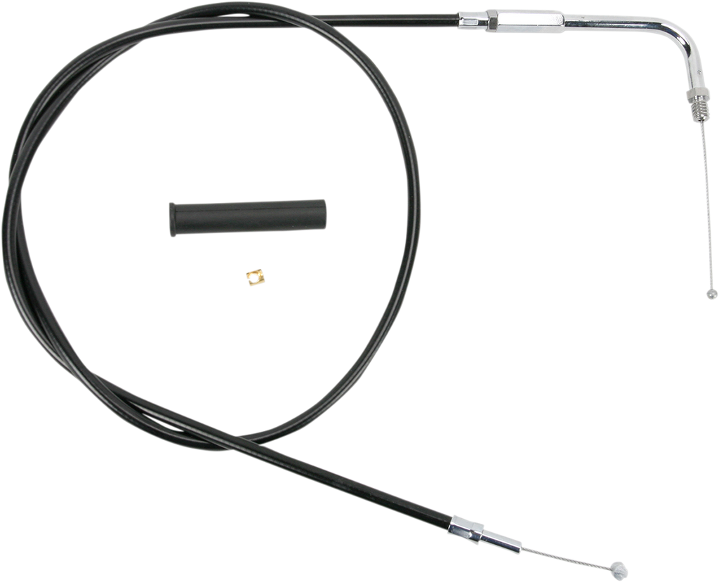 DRAG SPECIALTIES 44" Vinyl Throttle Cable Black Vinyl Throttle/Idle Cable - Team Dream Rides