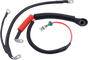 DRAG SPECIALTIES Black Battery Cable Set - '09-'13 FLH/T Battery Cable Set - Team Dream Rides