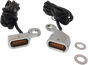 DRAG SPECIALTIES LED Handlebar Marker Lights - Chrome/Amber LED Handlebar Marker Lights - Team Dream Rides
