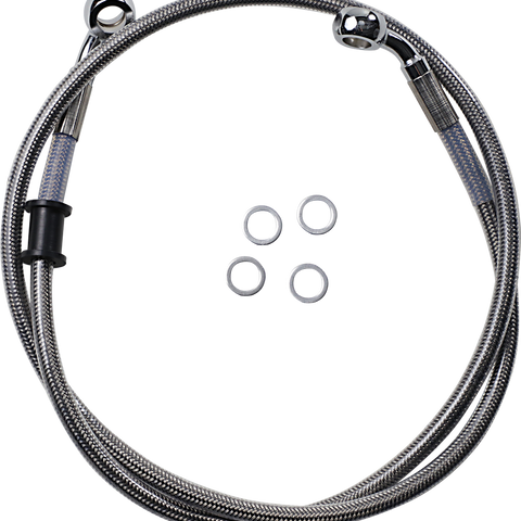 DRAG SPECIALTIES Brake Line - FXLR '18+ - Stainless Steel Standard Length Brake Line Kit - Team Dream Rides