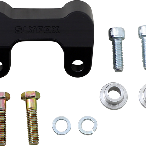 SLYFOX Black Riser Relocation Bracket Riser Adapter - Team Dream Rides