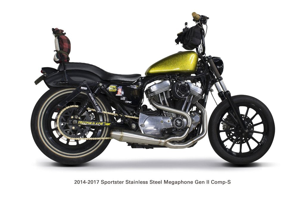 Two Brothers Racing Harley Davidson Sportster (2014-2020) Megaphone Gen II 2-1 Stainless Steel Full System - Team Dream Rides