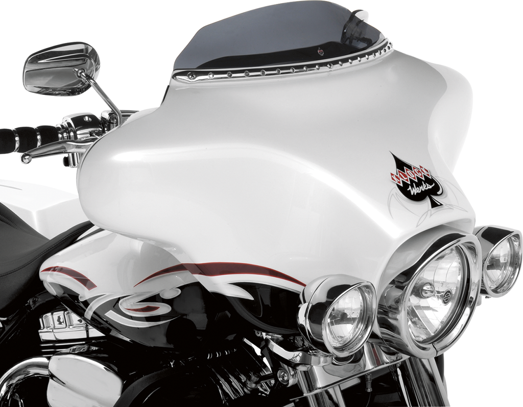 KLOCK WERKS Windshield - 3.5" - Dark Tinted - FLHT '96-'13 Flare™ Bagger Windshield - Team Dream Rides