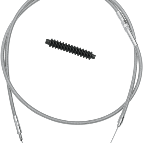 DRAG SPECIALTIES Braided Clutch Cable High-Efficiency Braided Stainless Steel Clutch Cable - Team Dream Rides