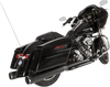 S&S CYCLE El Dorado Dual Exhaust System - Black - Black Thruster 550-0679B - Team Dream Rides