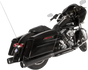 S&S CYCLE El Dorado Dual Exhaust System - Black - Black Thruster 550-0679B - Team Dream Rides
