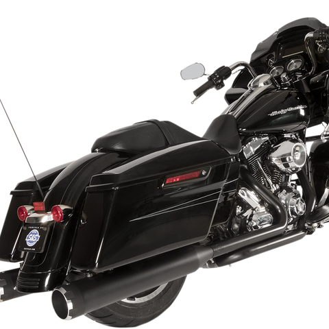 S&S CYCLE El Dorado Dual Exhaust System - Black - Black Thruster 550-0679B - Team Dream Rides