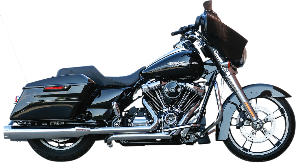 S&S CYCLE El Dorado Dual Exhaust System - Chrome - Chrome Tracer 550-0851A - Team Dream Rides