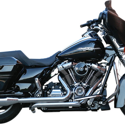 S&S CYCLE El Dorado Dual Exhaust System - Chrome - Chrome Tracer 550-0851A - Team Dream Rides