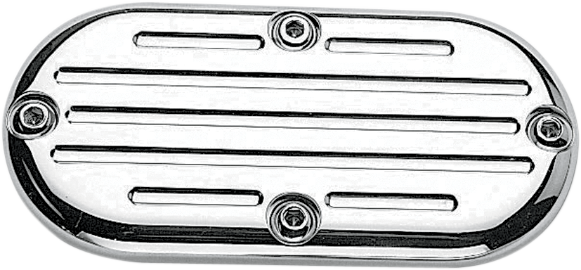 PRO-ONE PERF.MFG. Ball Milled Inspection Cover 70-06 Big Twin Chrome Billet Inspection Cover - Team Dream Rides