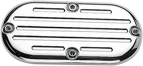 PRO-ONE PERF.MFG. Ball Milled Inspection Cover 70-06 Big Twin Chrome Billet Inspection Cover - Team Dream Rides