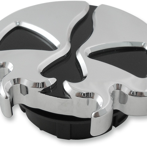 DRAG SPECIALTIES Split Skull Gas Cap - Chrome - Dummy Split Skull Gas Cap — Dummy - Team Dream Rides