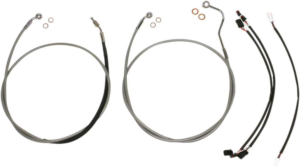 MAGNUM Stainless Steel XR Control Cable Kit XR Handlebar Installation Kit - Team Dream Rides