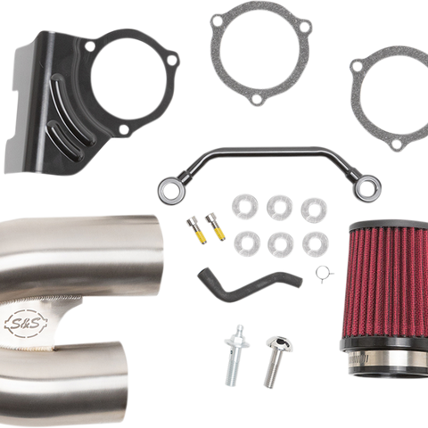 S&S CYCLE Tuned Induction Air Cleaner Kit - Stainless Steel 170-0635A - Team Dream Rides