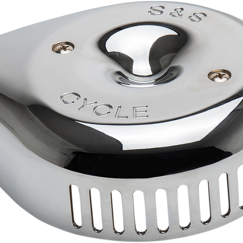 S&S CYCLE Cover Air Cleaner Slasher Chrome Stealth Air Cleaner Cover - Team Dream Rides