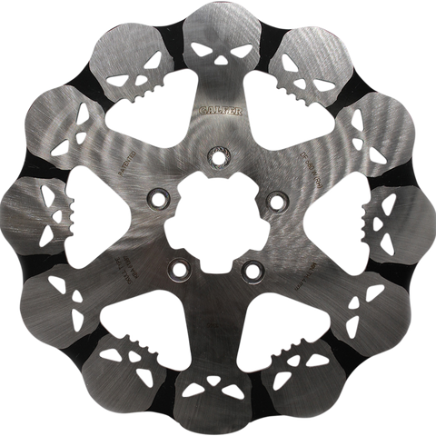 GALFER Skull Rear Rotor - Solid Mount Skull Brake Rotor - Team Dream Rides